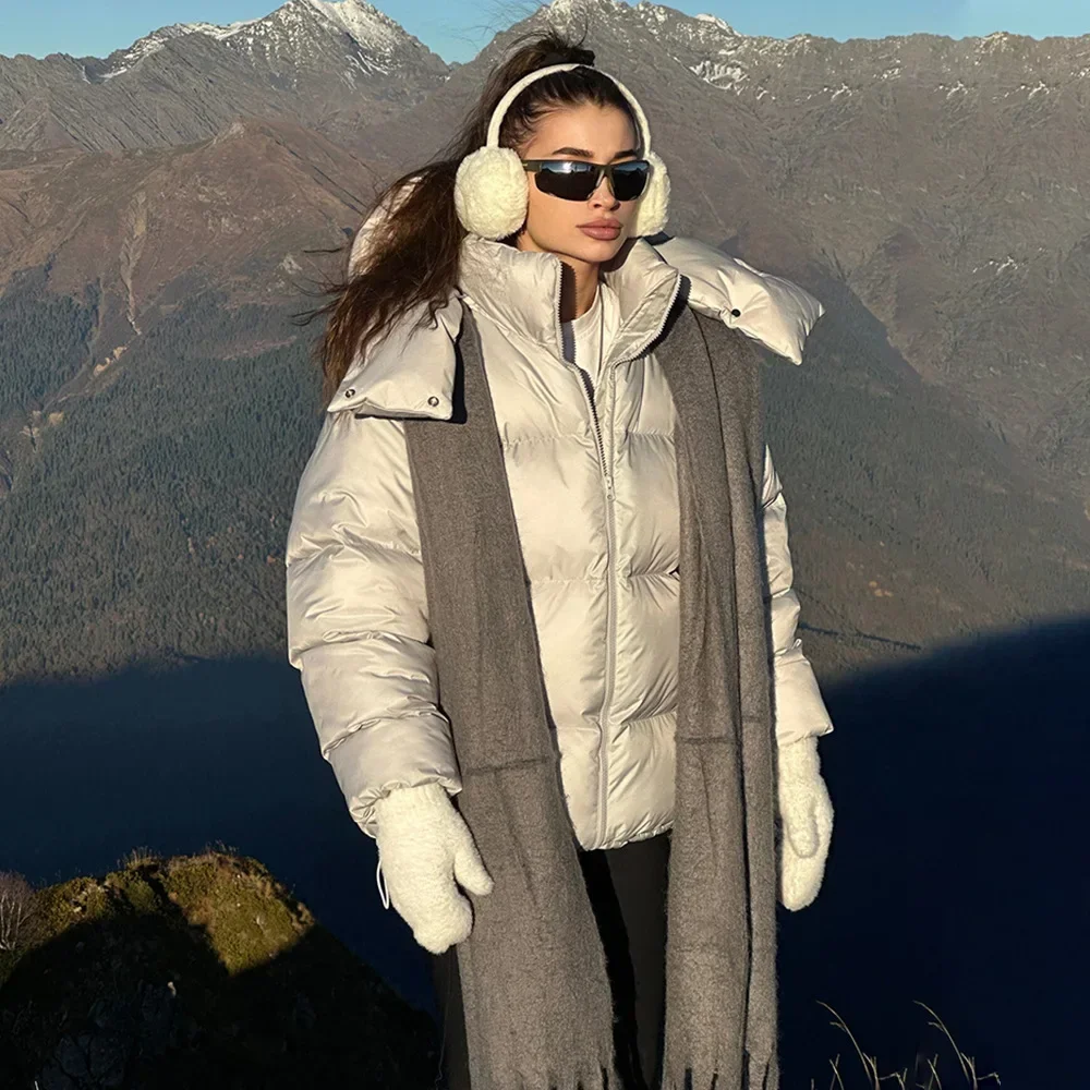 Women Light Luxury Climb Mountains Pike Cotton Jacket -15℃-0℃ Winter New Woman Trendy Loose Thick Warm Comfortable Casual Jacket