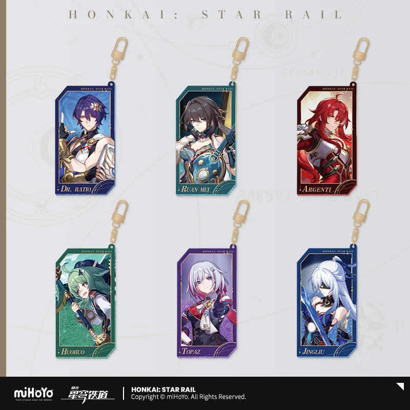 in Presale Honkai Star Rail Official Merch miHoYo Original Authentic The Quicksand Acrylic Keychain Pendant gift