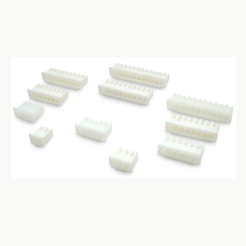 2000/1000PCS XH2.54 Female Material Connector Leads Pin Header 2.54mm Socket Pin Header Straight Pin 2P 3P 4P 5P 6P 7P 8P 10P