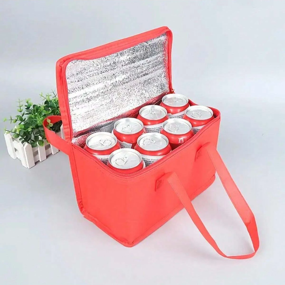 Portable Lunch Cooler Bag Folding Insulation Picnic Ice Pack Food Thermal Bag Drink Carrier Insulated Bags Beer Delivery Bag