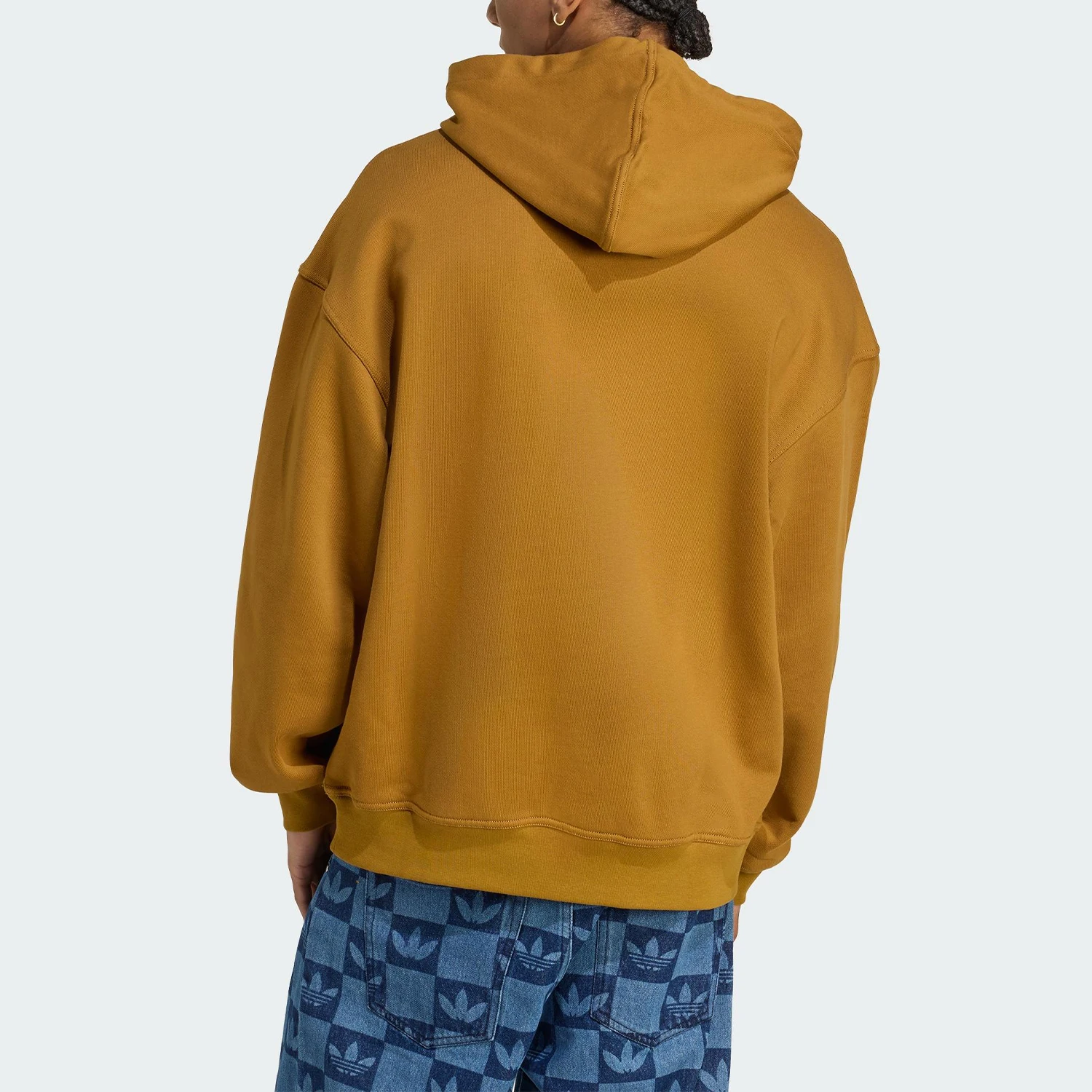 Adidas genuine clover men's knitted loose pattern pullover sweater JW0167