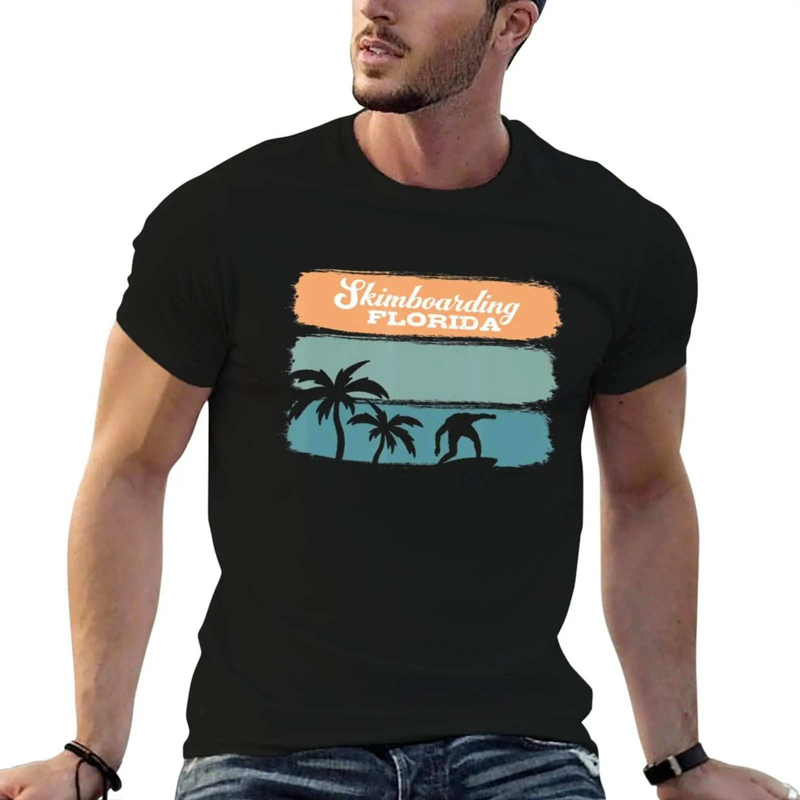 

Skimboarding Florida Surfboarding Surfing Beach Lifestyle футболка забавные футболки мужские футболки для мужчин забавная футболка с рисунком
