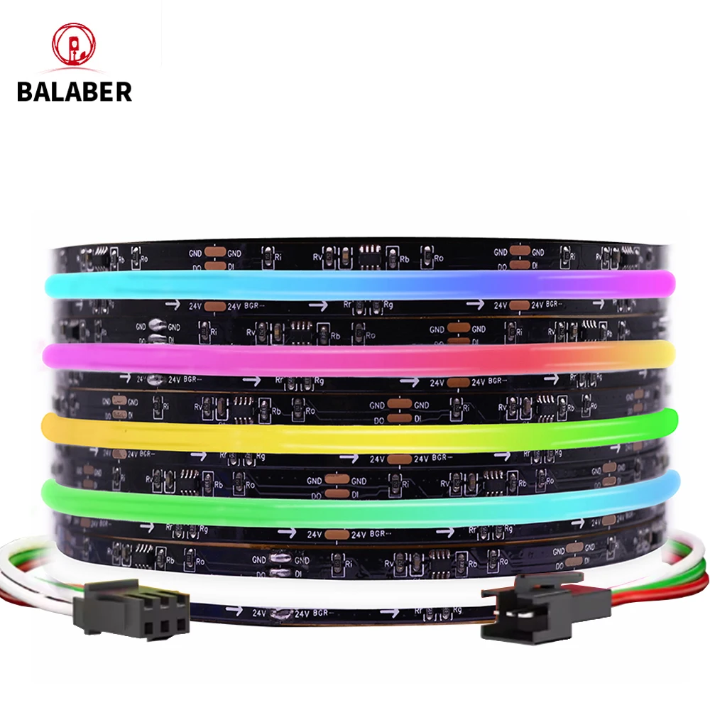 

COB LED Light Strip Pixel Addressable 360 480 720 576 LEDs RGB Dream Full Color 12V 24V WS2812B High Density Flexible COB Light