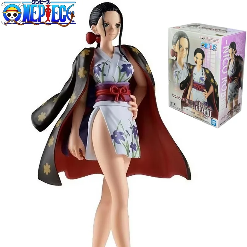 

Bandai Original Banpresto Anime One Piece The Set Sail Nico Robin Pvc Figure Action Figures Collection Model Toys
