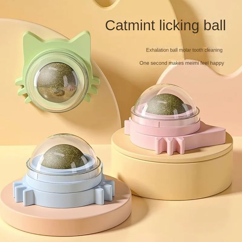 

Licking Music Rotating Catnip Ball, Licking Music, Cat Mint Ball, Grinding Teeth, Lollipop Toy