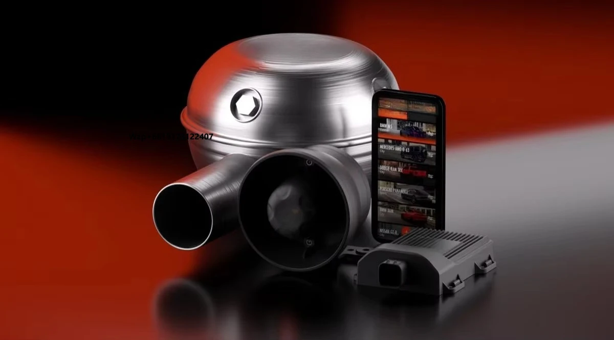 

2026 новый дизайн выхлопной системы, автомобильные колонки, барабаны, контроллер смартфона, электронная выхлопная звуковая система для универсальных автомобилей