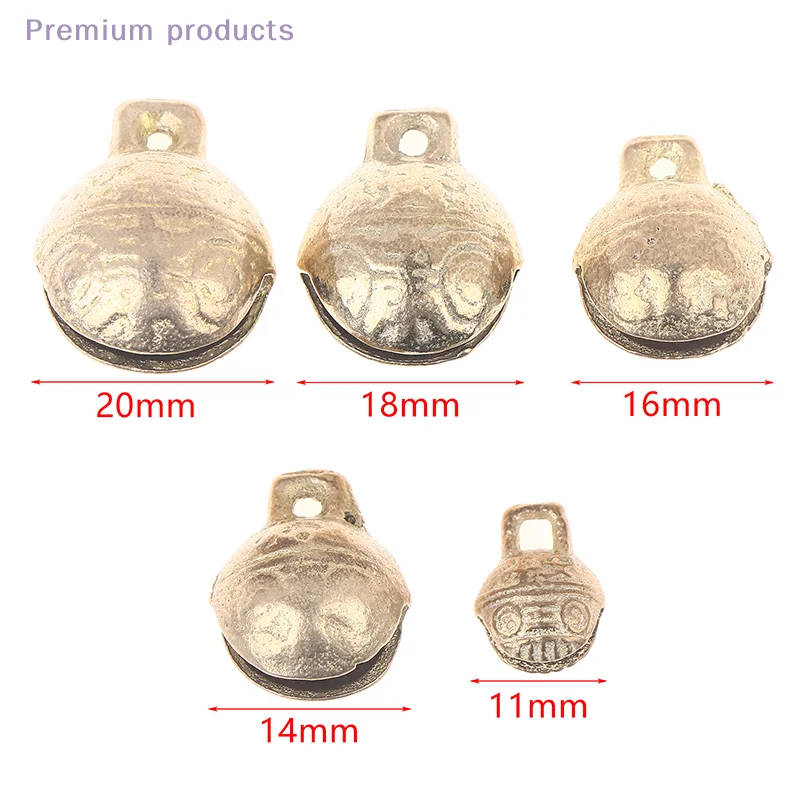 11mm14mm16mm18mm20mm Sound Loud Brass Bells Vintage Mini Dog Cat Collar Bells Copper Bells Craft Bells Animal Pet Bells