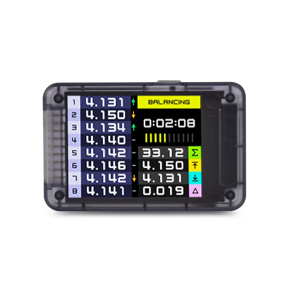 2026 NEW ISDT BL8 Smart Battery Monitor with Active Balancing, High-Precision ADC Plug APP Control