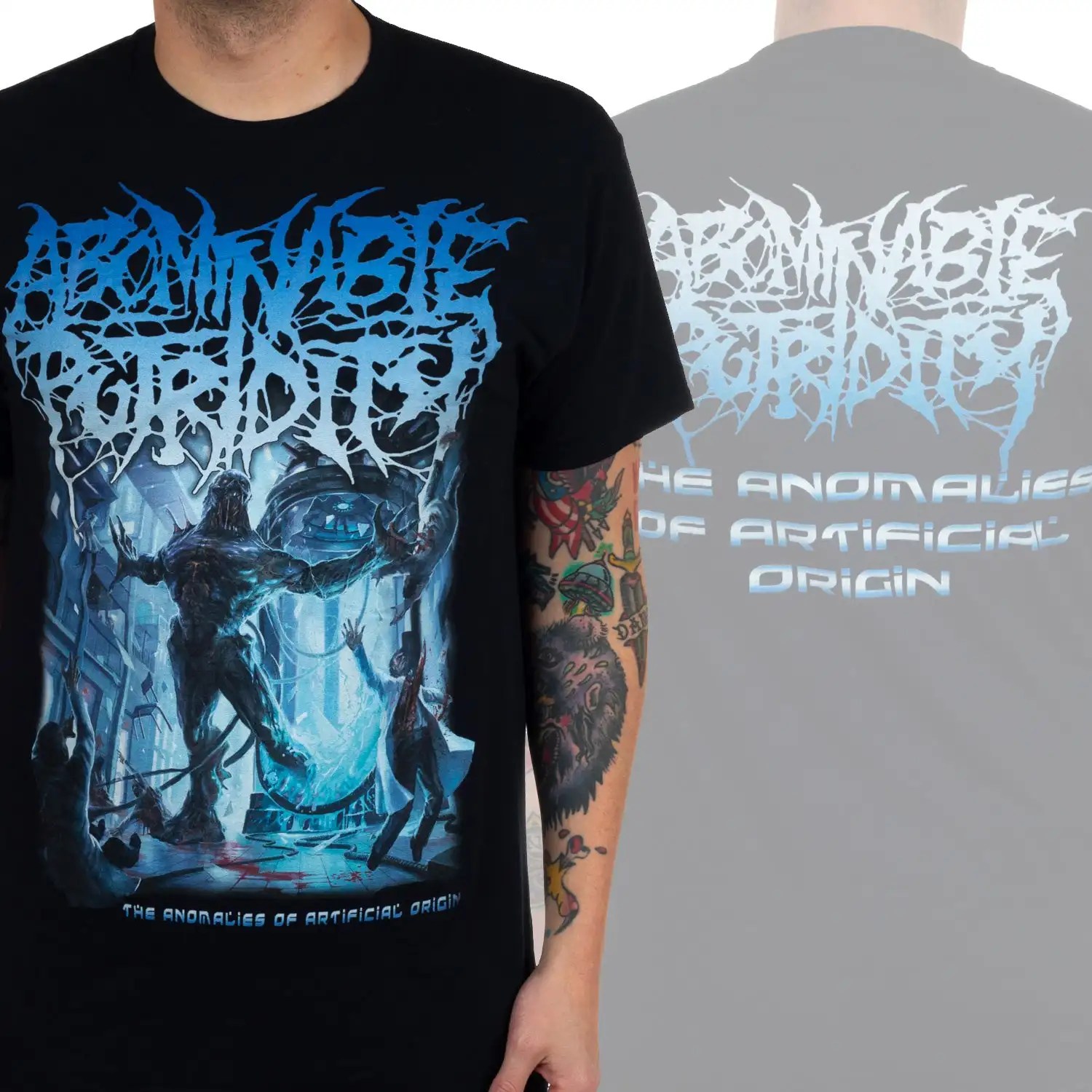 Abominable Putridity The Anomalies of Artificial Origin Band T-Shirt 100% Cotton Graphic Tee Men Women Summer Streetwear Top