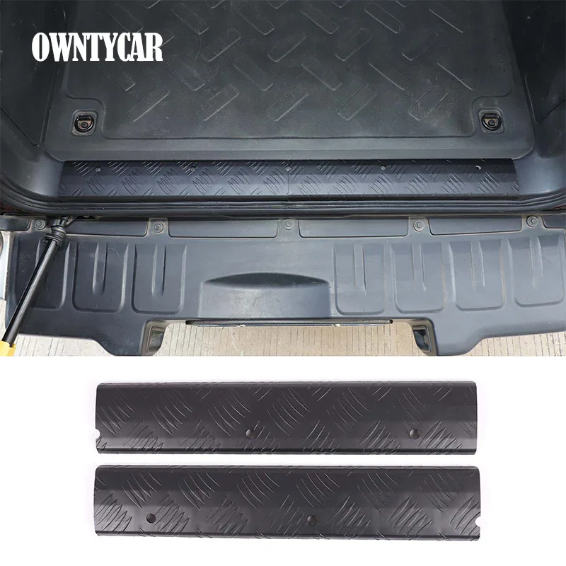 For Toyota FJ Cruiser 2007-2021 Aluminum Alloy Car Built in Rear Guard Protection Panel Stickers Car Accessories