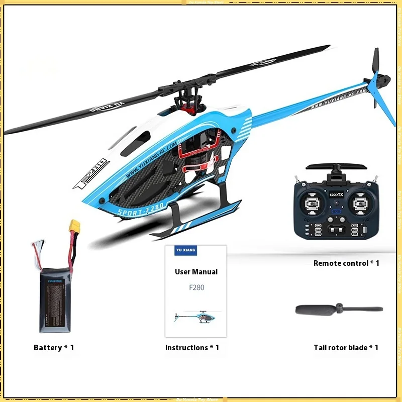 

New Yuxiang F280 Brushless Direct Drive Remote Control Model Helicopter 6-channel 3d Stunt Pnp/rtf Flying Adult Toy Gift