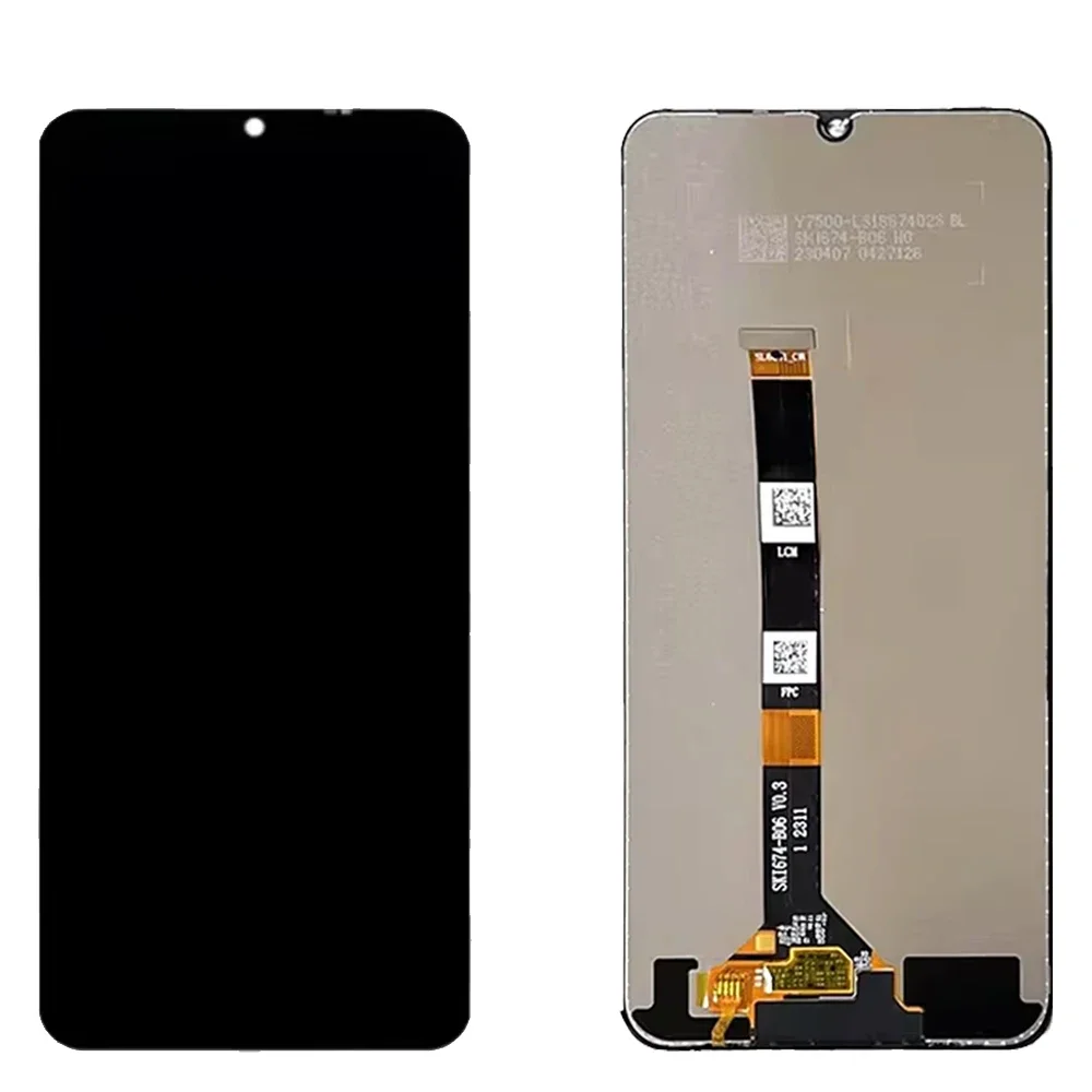 IPS For Realme C53 C51 RMX3760 LCD Display Touch Screen Panel Digitizer Assembly Replacement For Realme Narzo N53 RMX3761 LCD