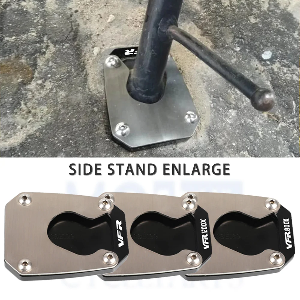 

Side Stand Enlarge Plate Kickstand Extension FOR HONDA VFR1200X VFR 1200X DCT VFR800X 1200 CROSSTOURER 2012- 2018 2019 2020 2021