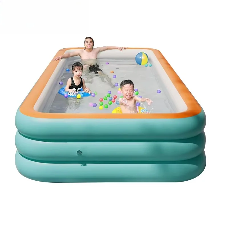 PVC Foldable Inflatable Swimming Pool Suitable for 1-2 People Kids & Adults Indoor Outdoor Inflatable Swimming Pool