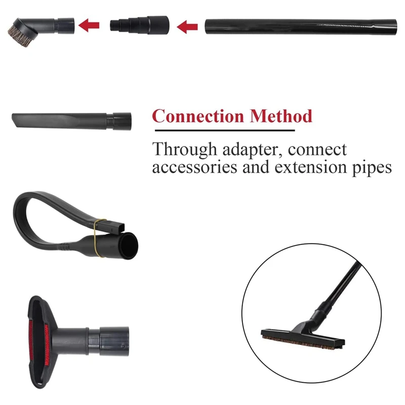 Vakuum zubehör Zubehör Kit & Bürsten für Shop Vac Haushalts reinigungs bürste Düse Spalt werkzeug mit Adapter