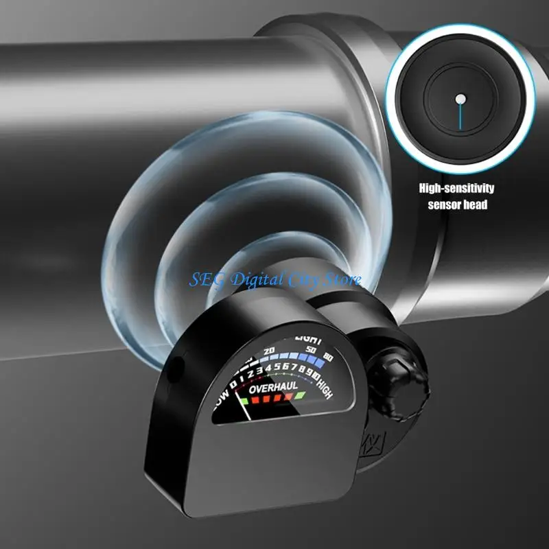 U75B Water Leak Detector With Precisions Frequency Meter For Efficient Pipe Checks