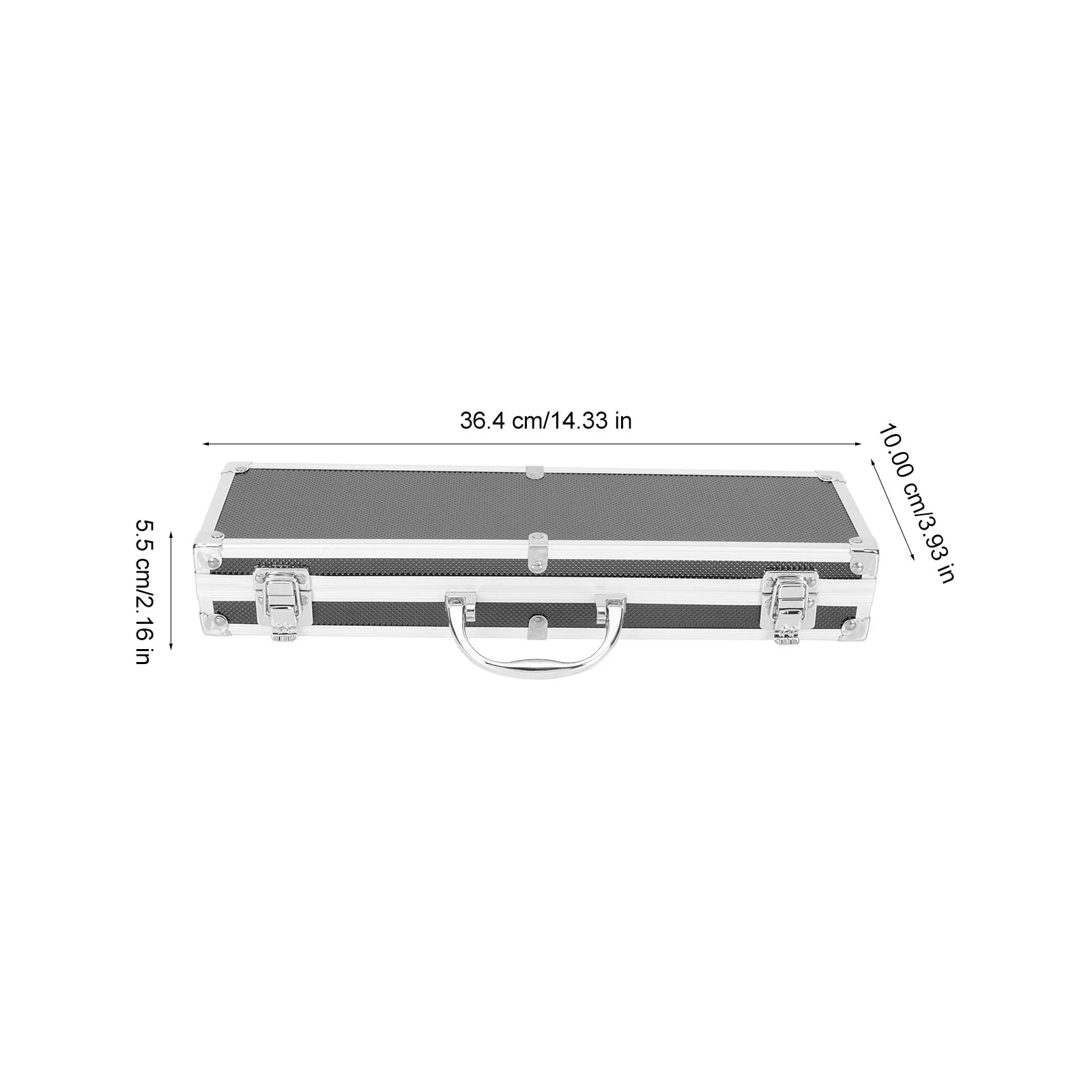 Aluminium Gereedschapskist Handgereedschap Case Opslag Organizer Outdoor Voor Praktische; Gelegeerde Reisafdichting Container Anti-Slip Handgreep