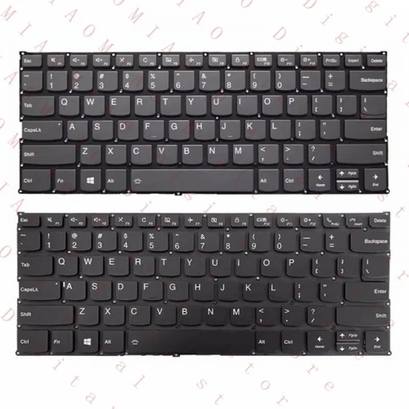 

Клавиатура с подсветкой для ноутбука Lenovo Yoga 6-13ARE05 6-13ALC6, серая/черная