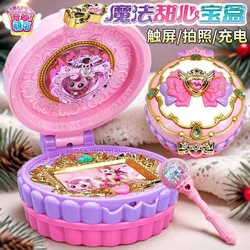 Hot Anime Catch Teenieping Kawaii Figures Magical Sweetheart Box Toy Game Console Camera Elimination Jelly Cutting Joy Girl Gift