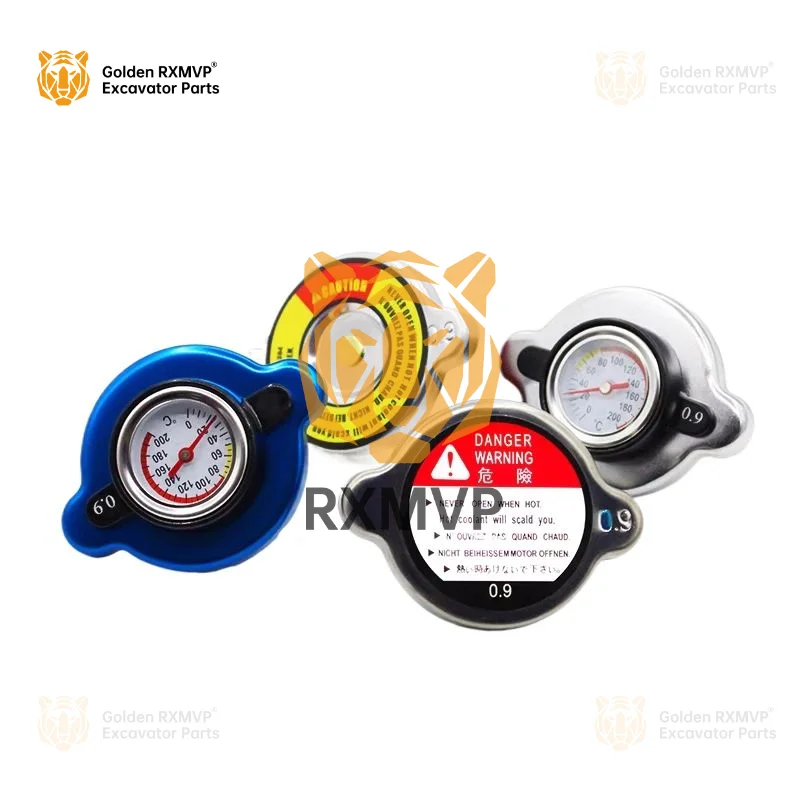 For Komatsu Pc60/120/200/300/360-5/6-7/8 Universal Water Temperature Gauge With Water Tank Cover Excavator Accessories