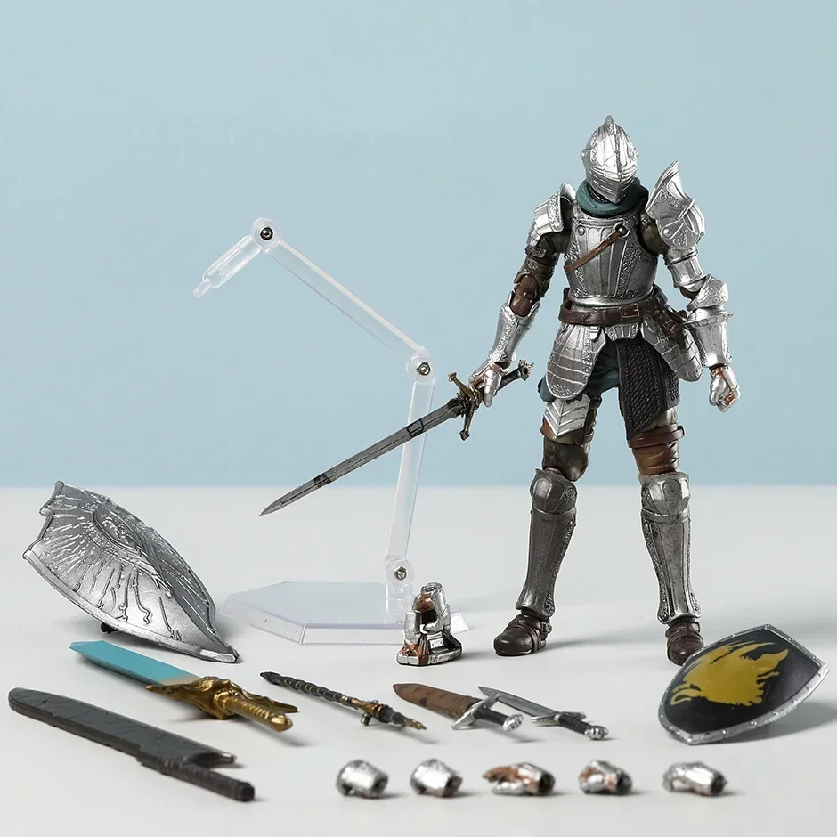 In Stock Demon’s Souls Fluted Armor Figma NO.590  Anime Action Figure Collectible Assembly Original Model Doll Toys Hoilday Gift