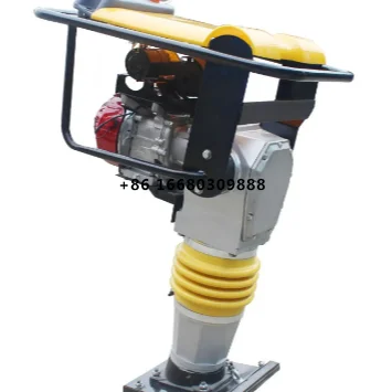 80KG Tamping Rammer Vibratory Tamping Compact Rammer Equipment For Construction Machine