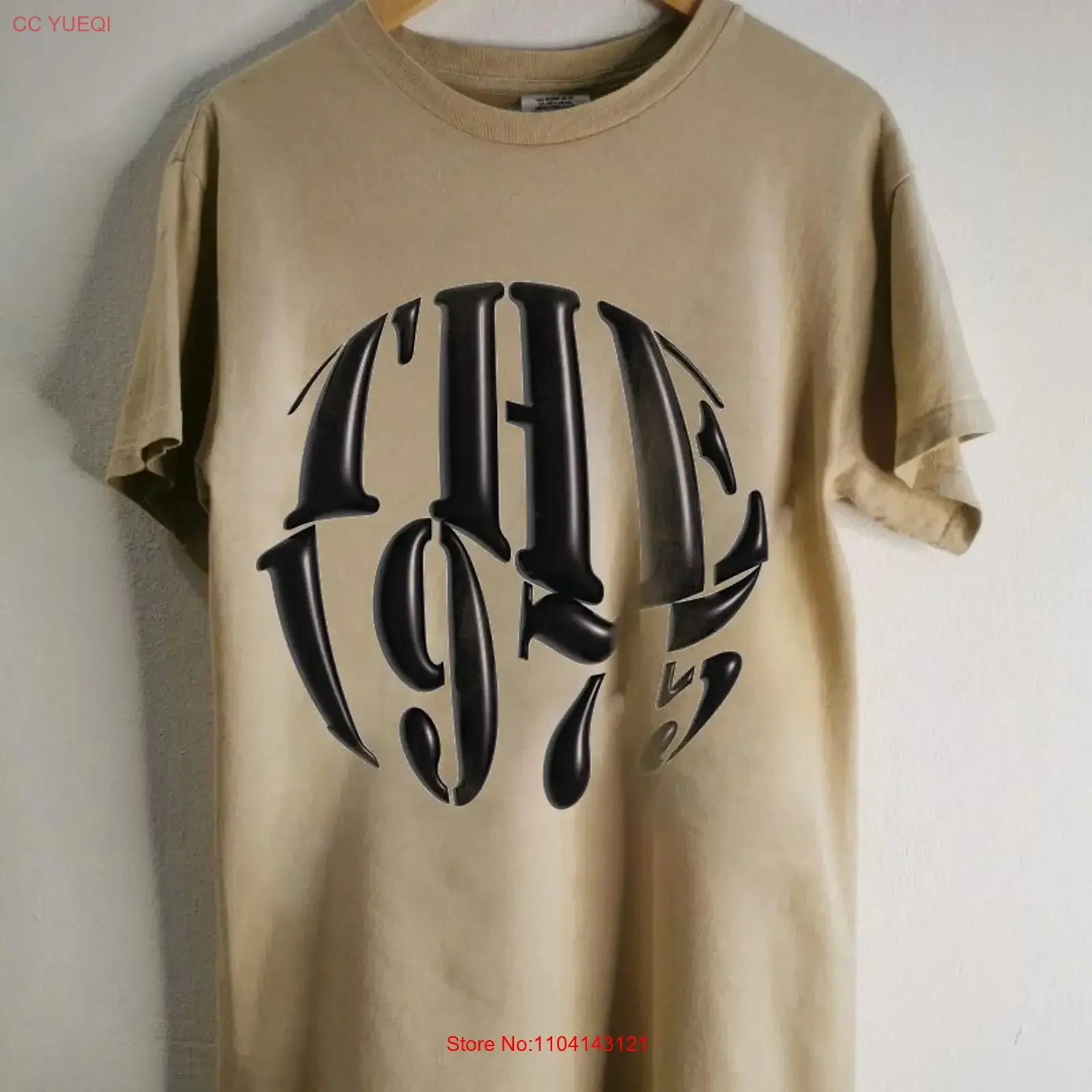 The 1975 Band Print  Sand T Shirt All Size AHN01777 vintage Washed Unisex graphic streetwear Stylish Slightly Comfortable