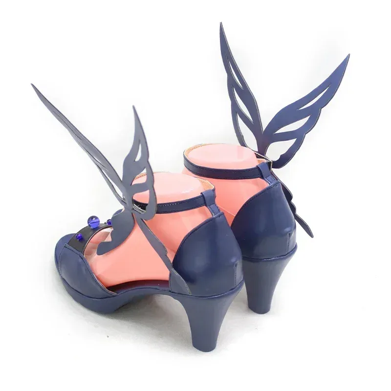 RealCos Genshin Impact Ningguang Neue Kollektion Cosplay High Heel Schuhe Sandale Halloween Cosplay Kostüm Zubehör