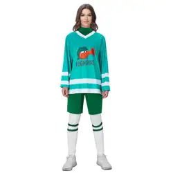 Film Riley Andersen Fog Horns Team Uniform Inside 2 Hockey Cosplay Costume  Halloween Outfits Women's Party Suit