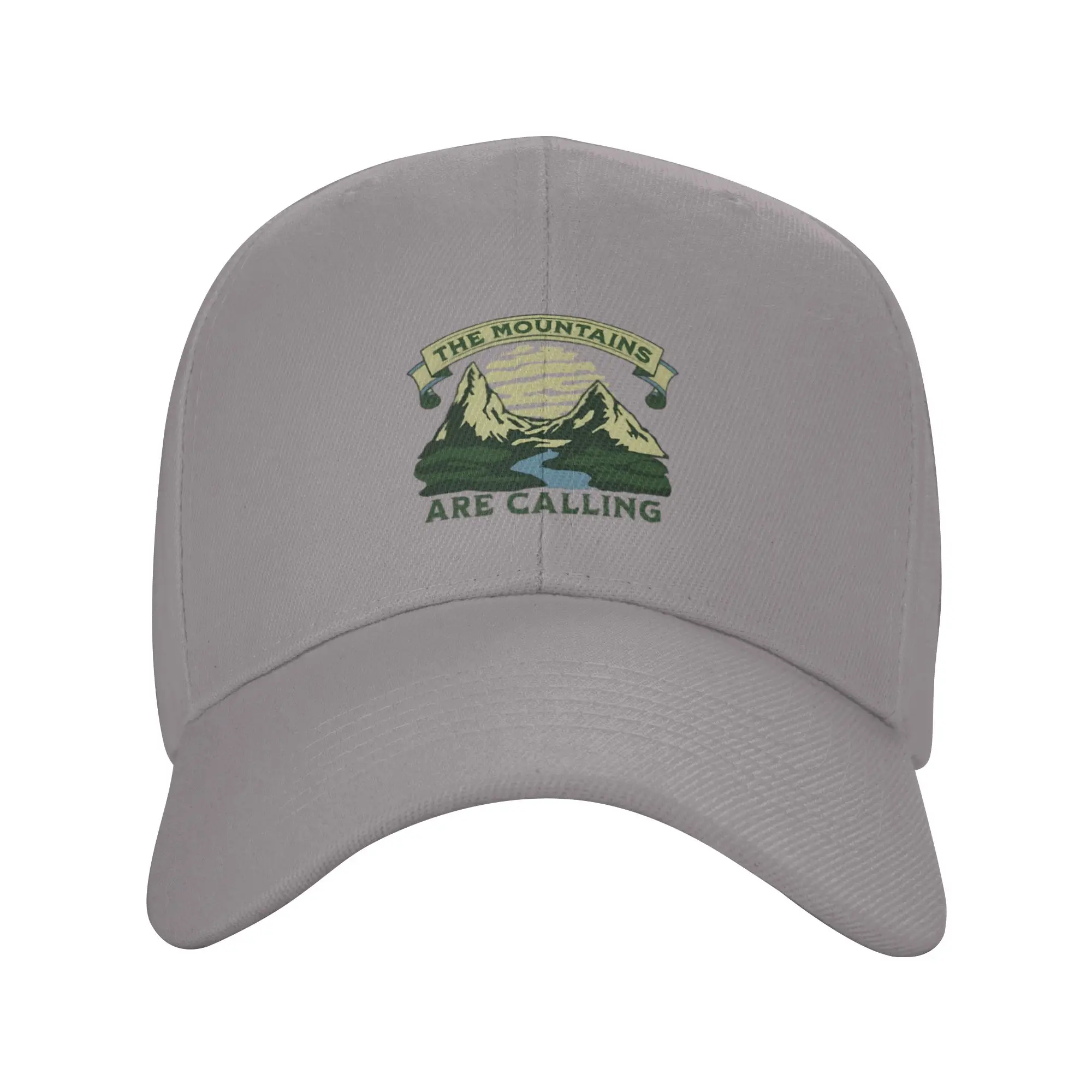 Hot Sale The mountains are calling  funny and cool nature lover Baseball Cap  Plain Men's Cap  Barbecue Party Men's Cap