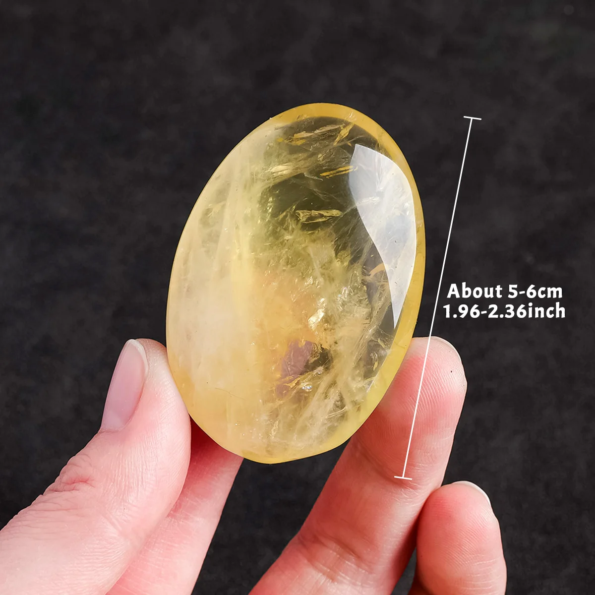 1PC Natural Crystal Citrine Play With Trainer Small Portable Beautiful Gifts For Family Friends Home Decoration