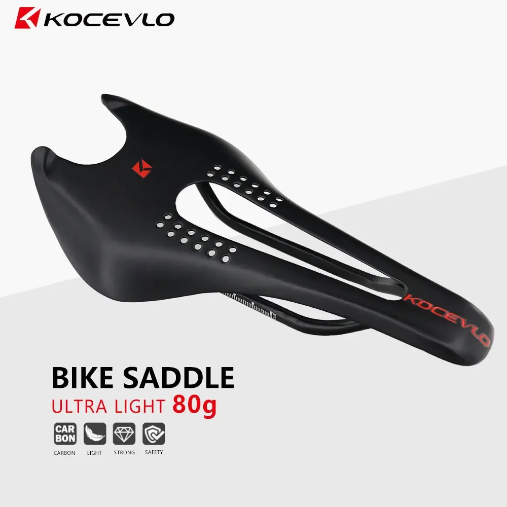 

Official Kocevlo NEW Bicycle Seat Mountain/Road Bike Carbon Plate Saddles Ultralight Breathable Seat Cushion Bike Racing Saddle