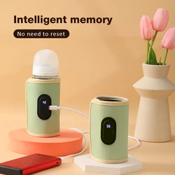 Baby Milk Warmer Baby Nursing Bottle Heater Portable USB Bottle Warmer for Car Outdoor Travel Accessories Outdoor Portable