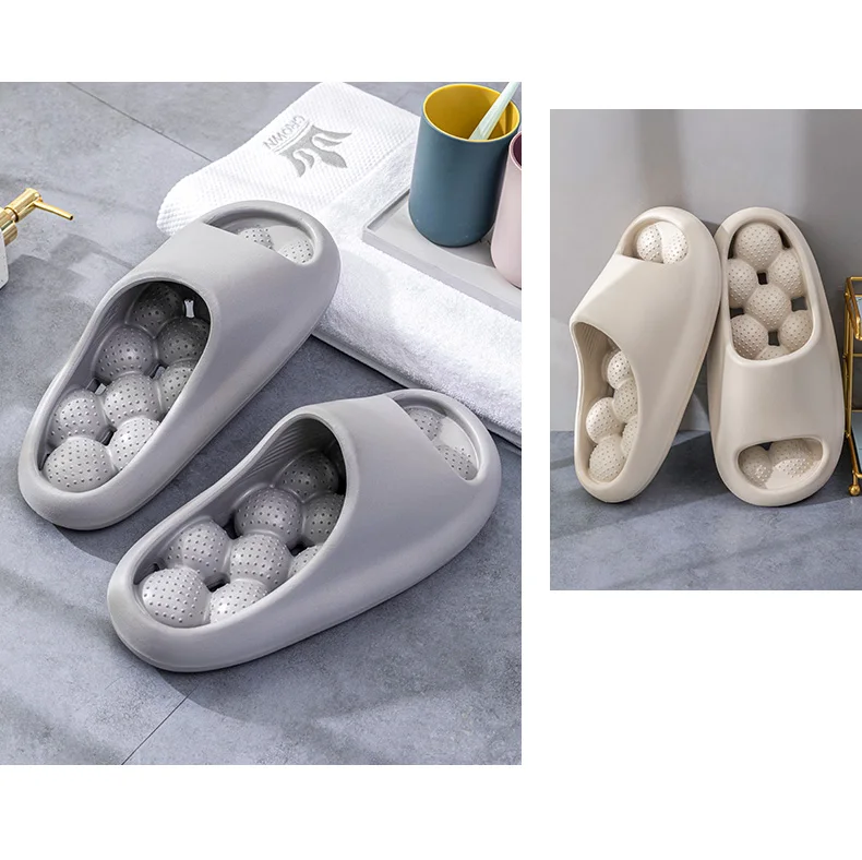 TZLDN Ergonomische EVA-Badehausschuhe für Unisex, wasserlaufsichere Massage-Hausschuhe, bequeme, atmungsaktive Freizeit-Hausschuhe – Detail 13