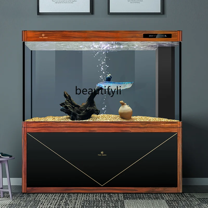 Medium and Large 1 M Living Room Ecological Glass Fish Tank Company New Aquarium