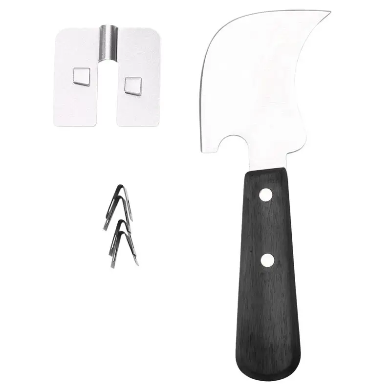 AB11-35Pcs Stainless Steel Vinyl Floor Welding Kit Accessories Set For Floor Cutting Groove Guide