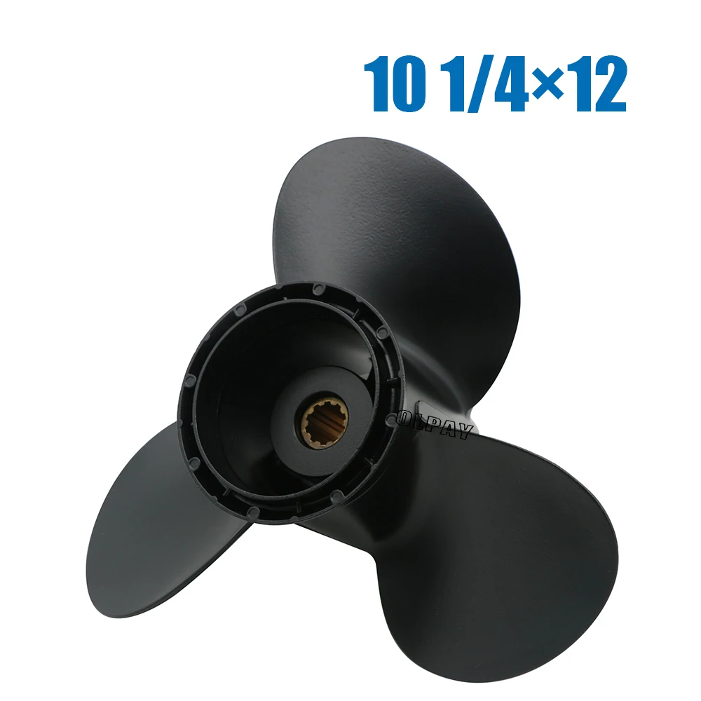 

Boat Propeller 10 1/4x12 For Suzuki Outboard Engine DF20/25 DT25C DT30C DF25 DF30 DT20 DT25 10 Spline 58100-96430-019