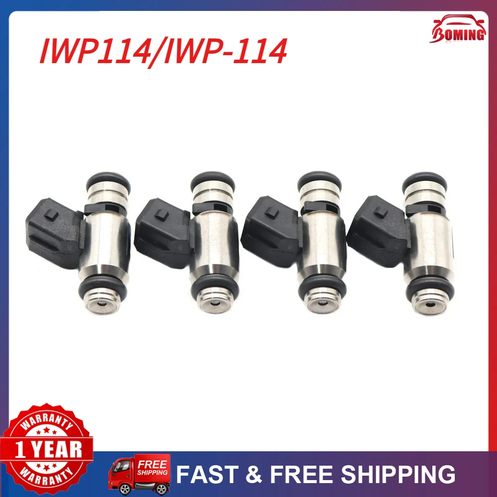 Injetores de Combustível para Carro 4PCS Compatíveis com Volkswagen Golf Parati Polo Saveiro GIII Santana 1.8L 1995-2010 IWP-114 IWP114 IWP 114