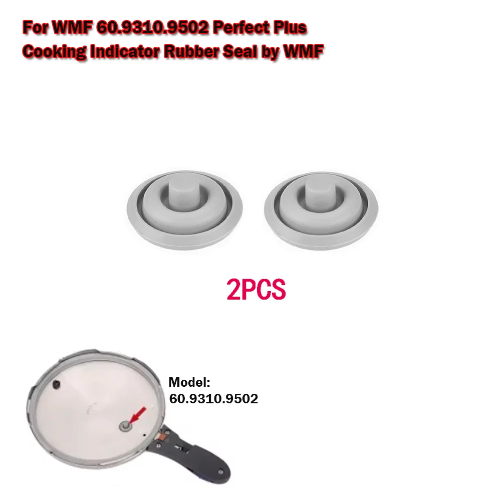 For WMF 60.9310.9502 Perfect Plus Cooking Indicator Rubber Seal by WMF 2pcs
