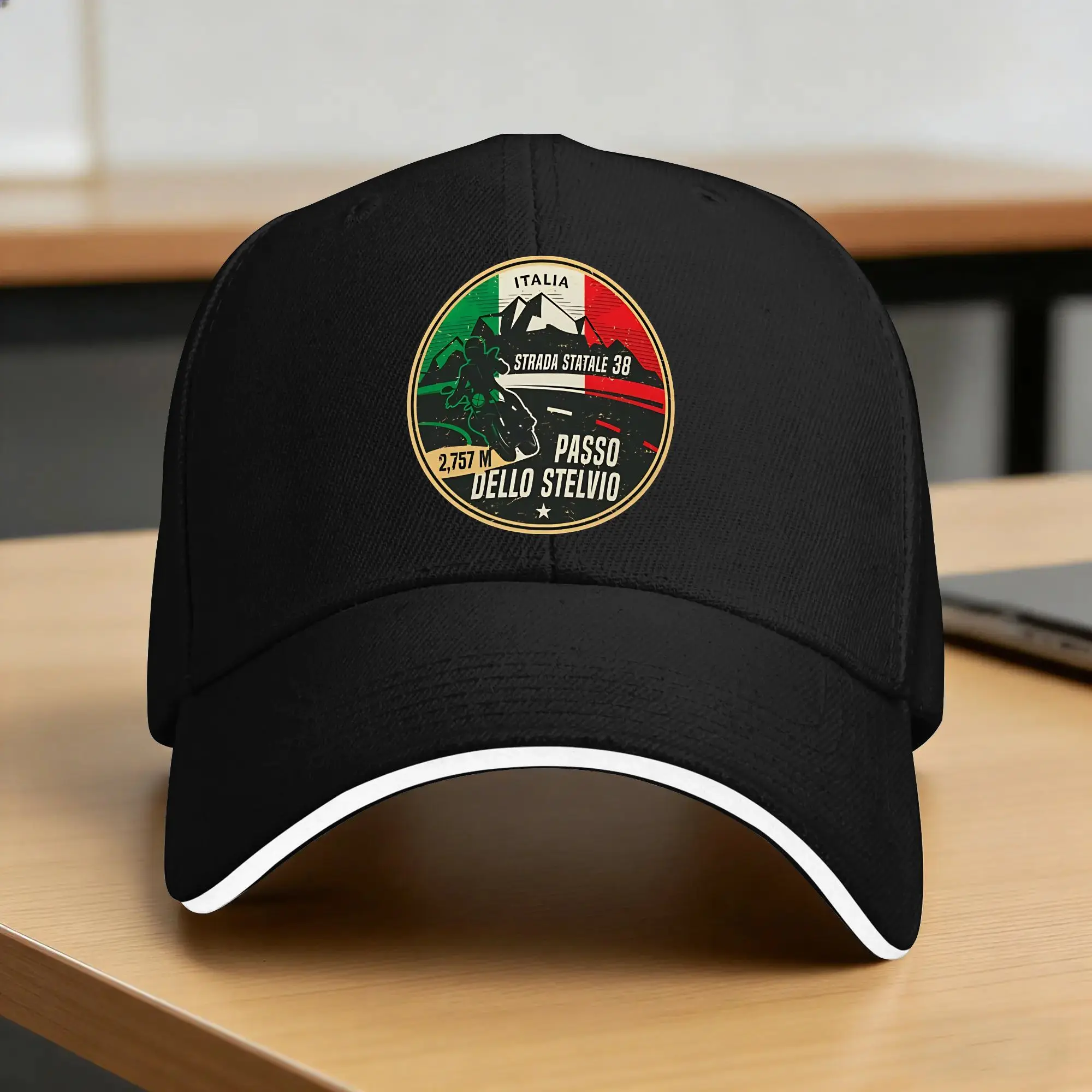 Stelvio Pass Italy Baseball Cap  Couple Women Print Trucker Hat Summer Street Style Hiking Fishing Sunscreen Baseball Caps