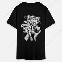 Combat Diver Military T-Shirt New 100% Cotton O-Neck Short Sleeve Summer Casual Mens T-shirt Size S-6XL
