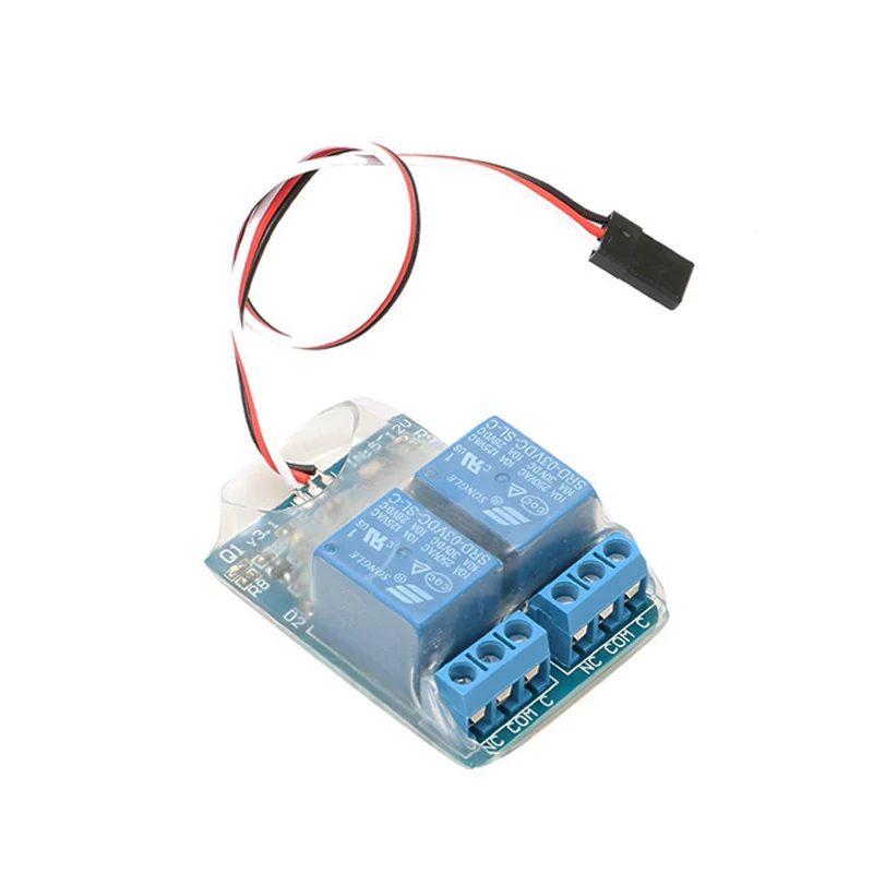 One Channel PWM Relay Remote Control Switch 3.3V/5V Fully Compatible Support 5-12V Voltage for RC Aircraft Drone DIY Accessories