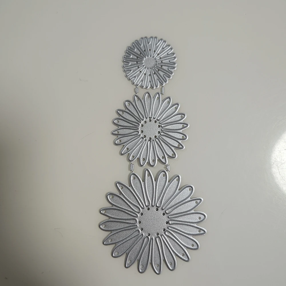 Metal Cutting Dies Cut Die Mold Ocean Flower Series Frame Scrapbook Paper Craft Knife Mould Blade Punch Stencils Dies image 3