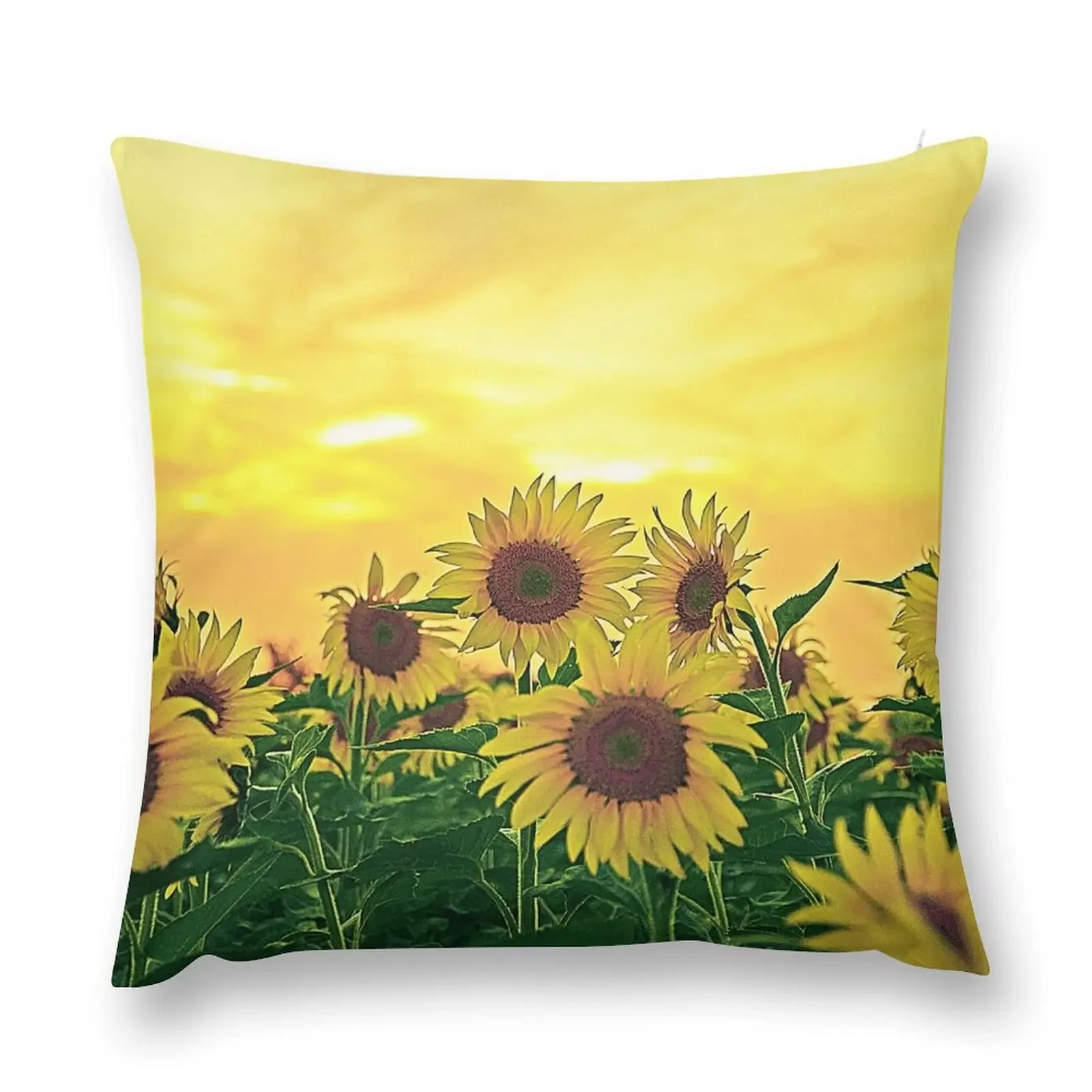 Sunflower Blaze Throw Pillow christmas decorations for home 2025 luxury home accessories pillow