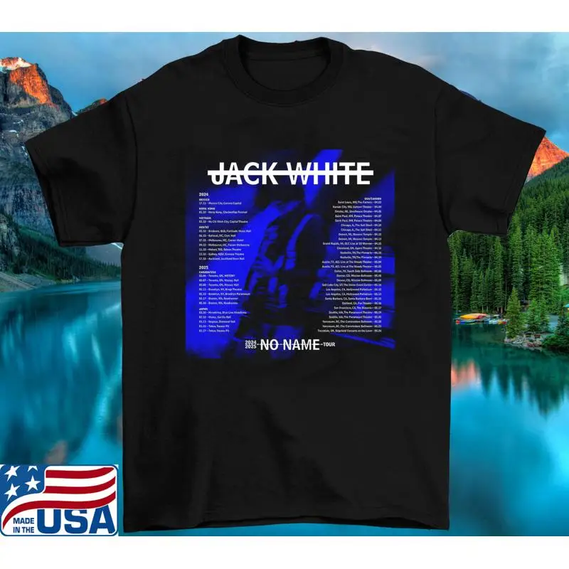

Белая футболка Jack No Name Tour, полный размер S 5Xl