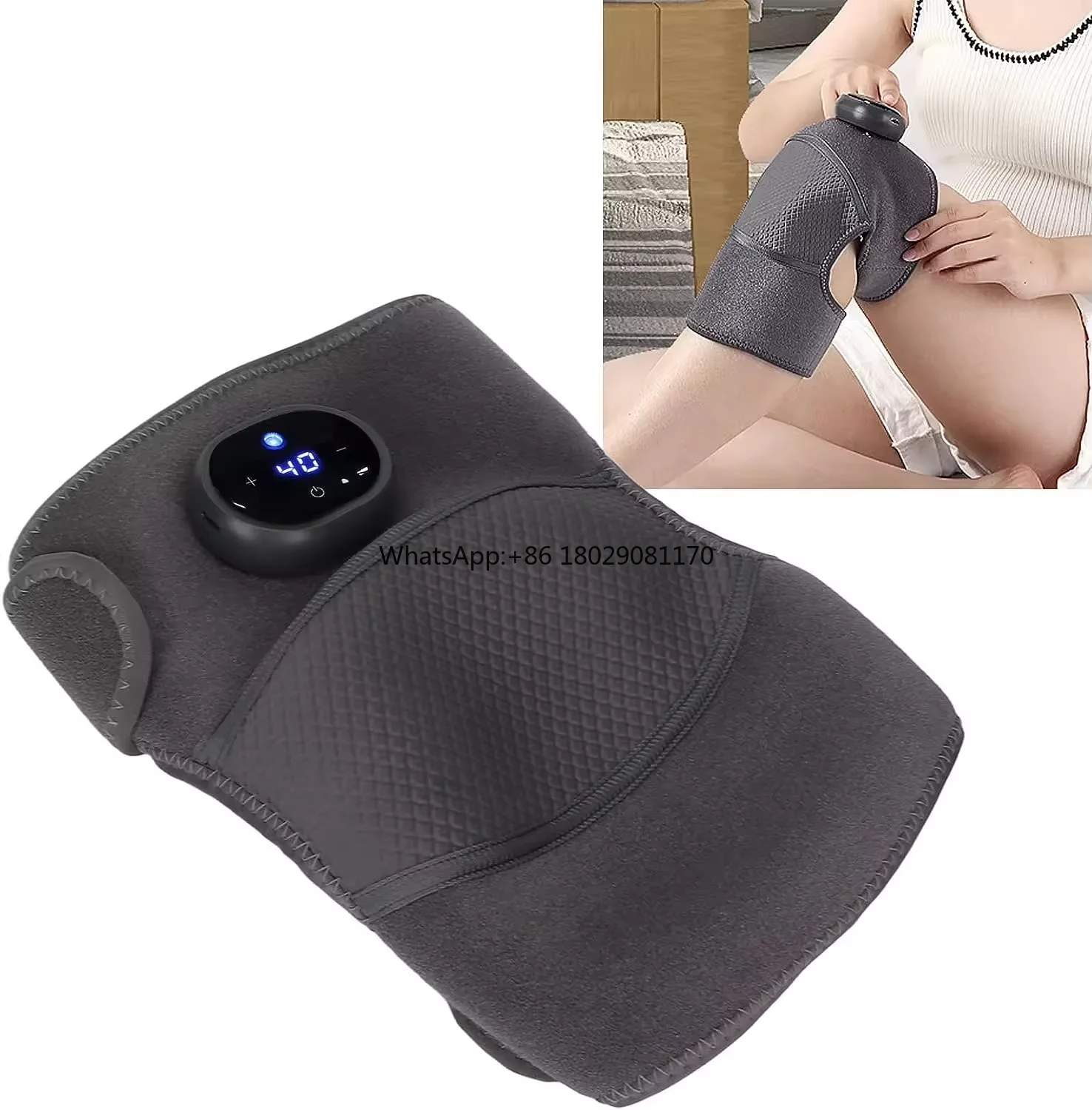 2024 Hot Sale Knee Massage, Rechargeable Knee Massage with Heat, Adjustable Knee Massage to adjust modes