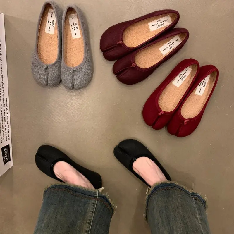 Retro Woman Shoes Female Footwear Modis Autumn Soft Dress 2024 Winter New Fall Grandma Soft Winter Shoes Women Autumn Female Foo