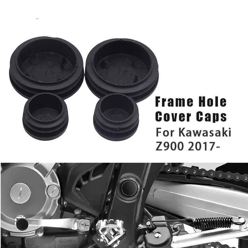 

Крышки отверстий в раме мотоцикла для Kawasaki Z900 2017 г. 2017 г., декоративные аксессуары, пластиковые заглушки, набор аксессуаров Z 900