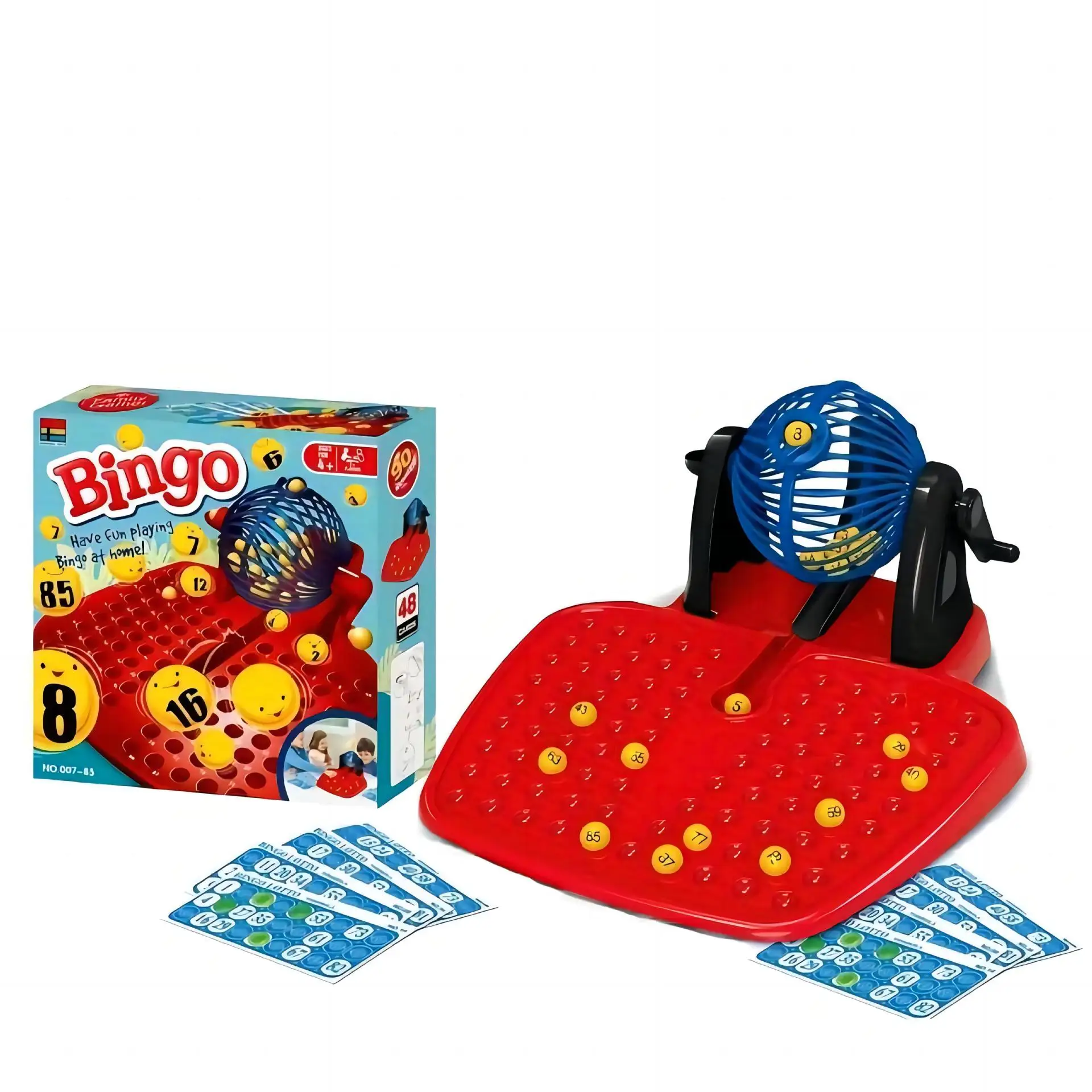  BinGo! Lottery Machine Bingo Game Hand cranked Lucky Game Children's Simulated Board Game Toy