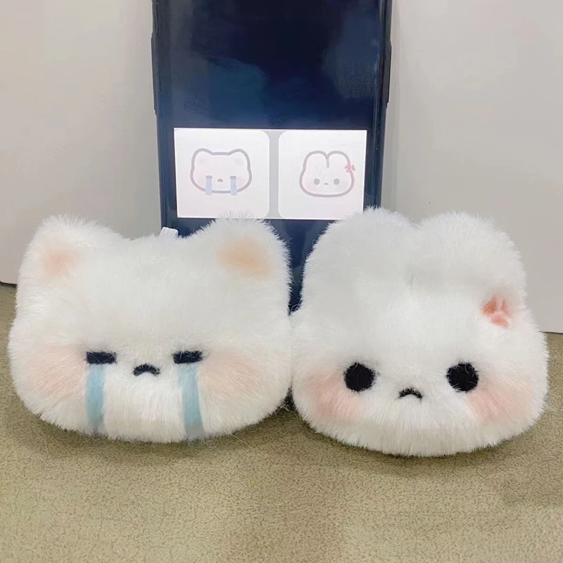 Adorable Cartoon Bunny Plush Keychain; Backpack Hanging Decoration; Unique Car Key Accessories; Sweet Gift for Girls